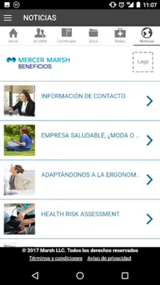 Beneficios Móvil android App screenshot 0