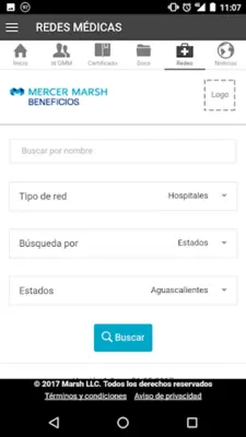 Beneficios Móvil android App screenshot 1